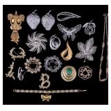 Sarah Coventry Brooches (17) + Necklace & Bracelet