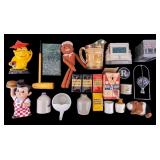 Vintage Stoneware, Banks, Toys, & Decorative Items