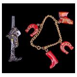 Vintage Bakelite Horse Jewelry