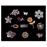 LC Multicolor Gold-Tone Brooch, Other Brooches