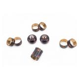 Chinese Black Cloisonne Napkin Rings & S&P Mills