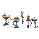 Painted Metal Knodders (5)