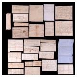 Early 19th C Hand Written Ephemera