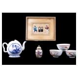 Grouping of Chinese Trinkets & Porcelain