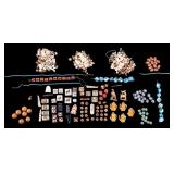 Large Carved Natural Bead Collection