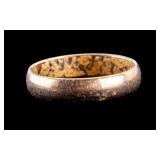 14K Gold Band Marked "TW" (Size 6.5)