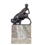 Bronze Satyr Statuette, Signed Rosenberg