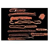 Large Natural Branch Coral Bead Grouping