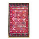 Early Turkish Kilim Flat-Weave Framed Textile