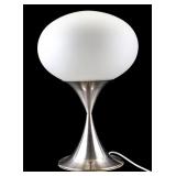 Modern Mushroom Form White Lamp