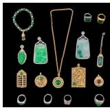 Asian Costume Jewelry Grouping