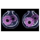 Daum Coppelia Large Crystal Vases (2)