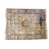 Cream-Colored Silk Carpet ~10