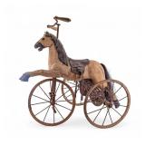 Vintage Carved Hobby Horse / Tricycle