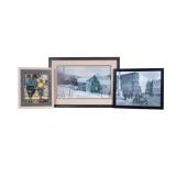 Framed Prints (3) 1 Signed Sculthorpe