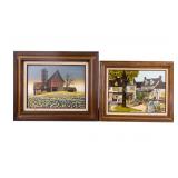 H. Hargrove (b.1941) Two Original Oil Paintings