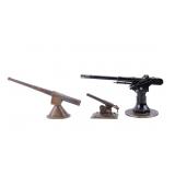 Cast Metal 8mm Flak Gun Models / Replicas (3 Pc.)