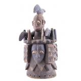 Early Igbo Ikenga African Carved Mask