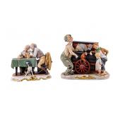 Capodimonti Bisques- Hunting Tales, Organ Grinder