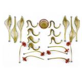 Murano Venetian Blown Glass Chandelier Arms