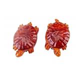 Vintage Bakelite Turtle Clips