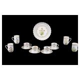 Georges Briard Victorian Garden Cups/Plates