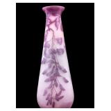 Antique Cameo Vase, Galle-Style