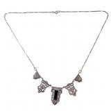 Vintage Sterling Marcasite Necklace