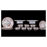 S. Hancock Opaque China & Music Box Plates