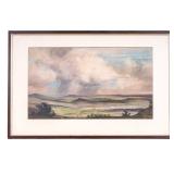 Elliot Seabrooke (1886-1950) Watercolor Landscape