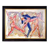 Isaac Kahn- The Dance Color Seriograph (Signed)