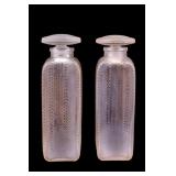 Rene Lalique Triomphe Frosted Perfume Bottles (2)