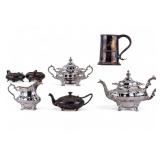 Gorham and Wilcox Tea Sets (7 Pcs)
