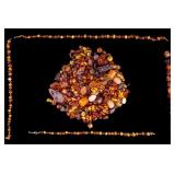 Amber Beads for Jewelry Craft