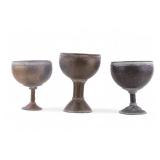 3 Early Bronze Chalices