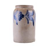 Vintage Unsigned Stoneware Crock