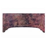 18/19th C Cast Iron Lady Liberty Fire Back