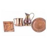Hammered Copper Vessels and Dishes
