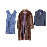 Vintage Long Faux Fur + Designer Clothing