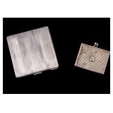 Polish .875 Silver Cigarette Case, Picture Case