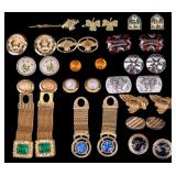 Early and Vintage Cuff Links, Tie Clips, & More