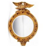 Giltwood Bullseye Federal Style Mirror (NIB)
