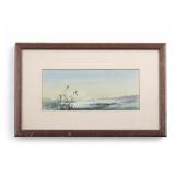 Signed E. Ryan (Am) Watercolor Painting