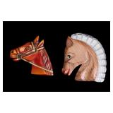 Bakelite and Lucite Vintage Horse Brooch