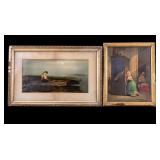 Two 19th C Colored Lithographs