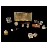 Carl Sorensen Bronze Desk Items, Other Inkwells