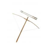 Early Wooden Crossbow w/ Arrows