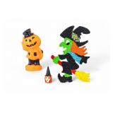 Vintage Halloween Blow Mold, Popcorn Witch +