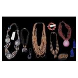 Micro Bead and Silver Tone Jewelry