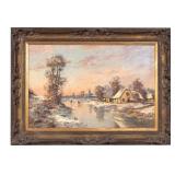 20C Large Signed O/c Landscape